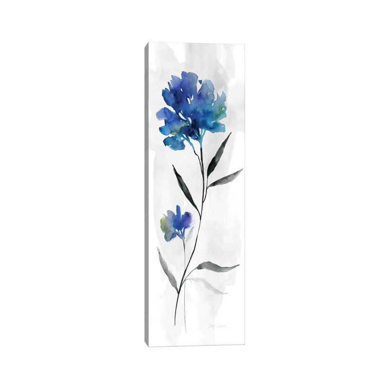 Beautiful Blue II by Carol Robinson - Panoramic Print on Canvas, 30.48 cm H x 91.44 cm W x 1.91 cm D, Wrapped Canvas