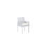 KOMFY - Dining Armchair - Mat Blanc/Blanc Frame - Deauve Canvas Cushion-1023958579-1023958588