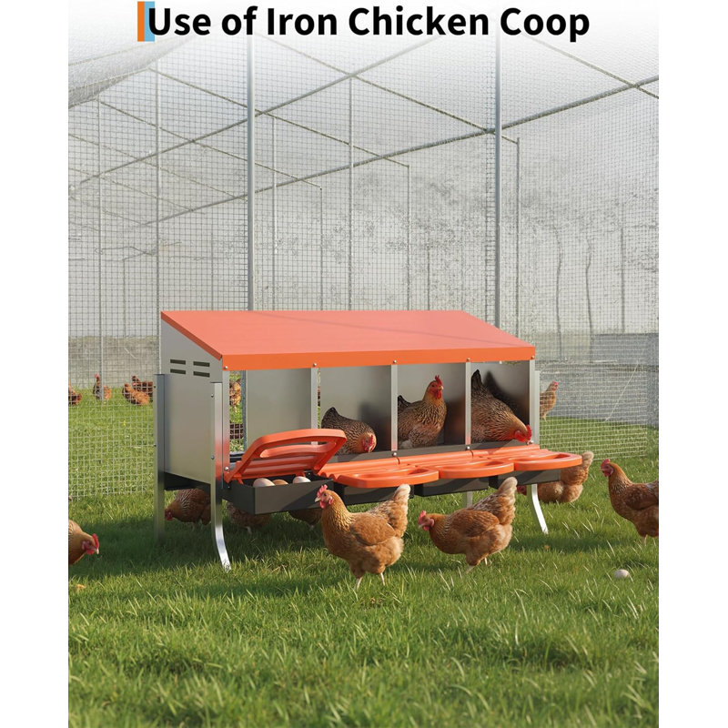 Nesting Boxes, 70cm H x 106cm W x 34.3cm D, Red