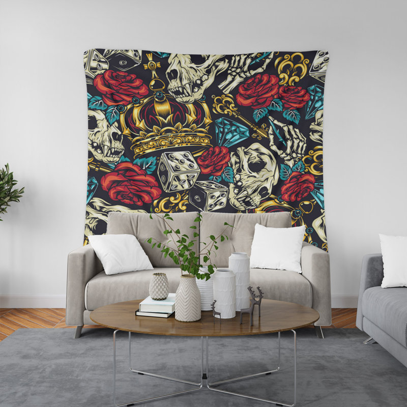Tapisserie murale, H 88 po x l 104 po