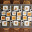 Blance Series, 60-piece Marble Grey Porcelain China Dinnerware Set, Service For 12 