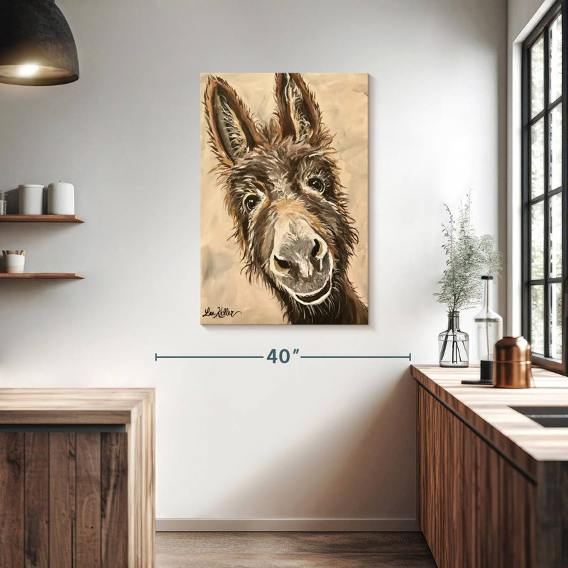 Brampt Donkey, 39" H x 26" W