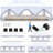 Cobizi 354'' W x 118'' D Pop up Canopy with 8 Removable Sidewalls, Outdoor Canopy Waterproof Commercial Tents-124593757
