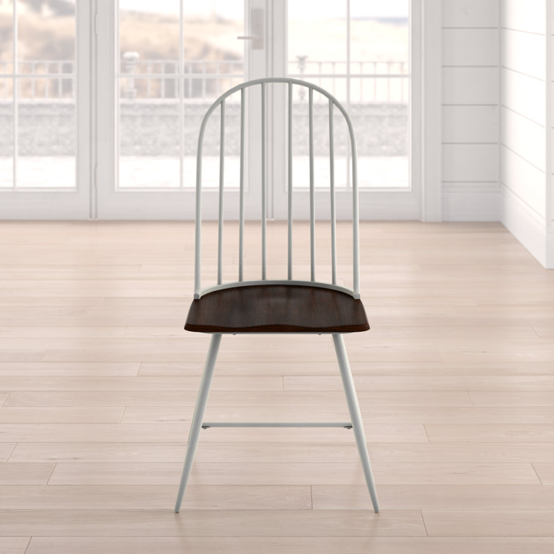 Savannah 17'' H Side Chair, Brown/White