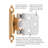 Surface Self-Closing Variable overlay Face Frame Self-Close - Polished Brass with Chrome - Cabinet Door Hinges (Set of 50)-91102329-125400839