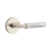 Satin Nickel/White Marble selected