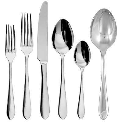 Charlton Home® Seeger Stainless Steel Flatware Set - Service for 8