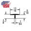 Plastic 0.81'' W x 300'' L T-Moulding-89026233