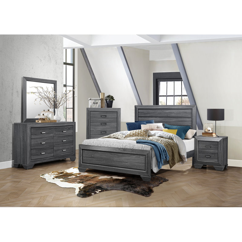 Henry 59'' W 6 - Drawer Dresser, Brown