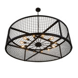 Paloma Golpe 12 - Light Drum Chandelier
