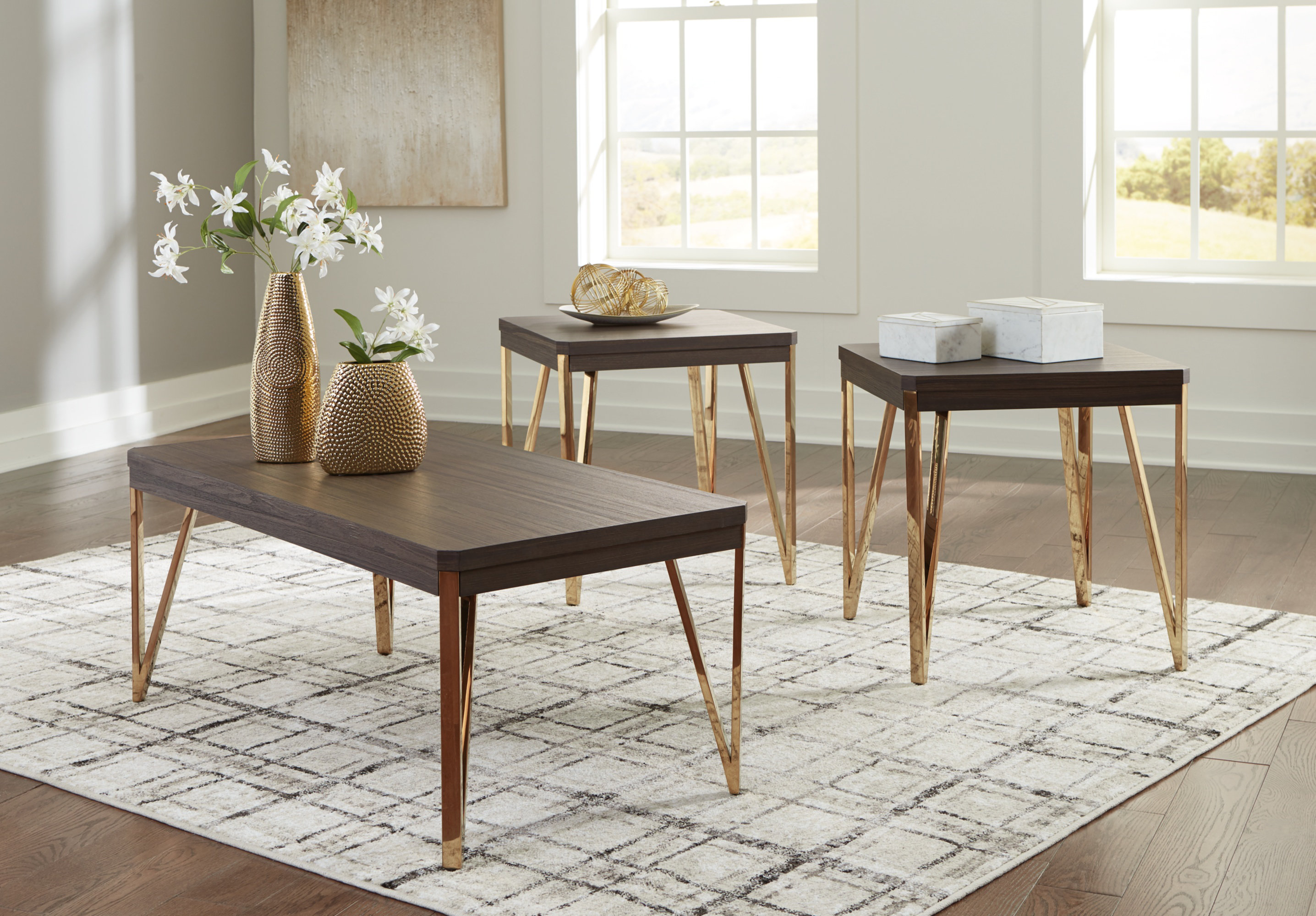 Signature Design by Ashley Bandyn Occasional Table - Set Of 3 - Wayfair ...