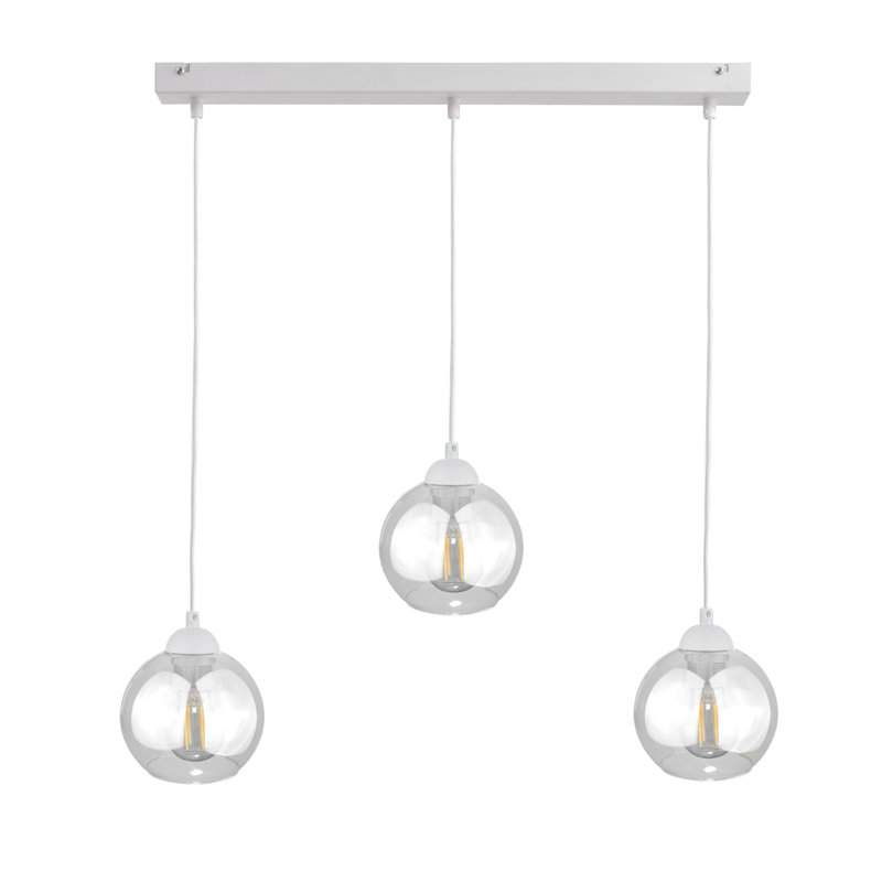 Bernstein 3 - Light Kitchen Island Pendant, White