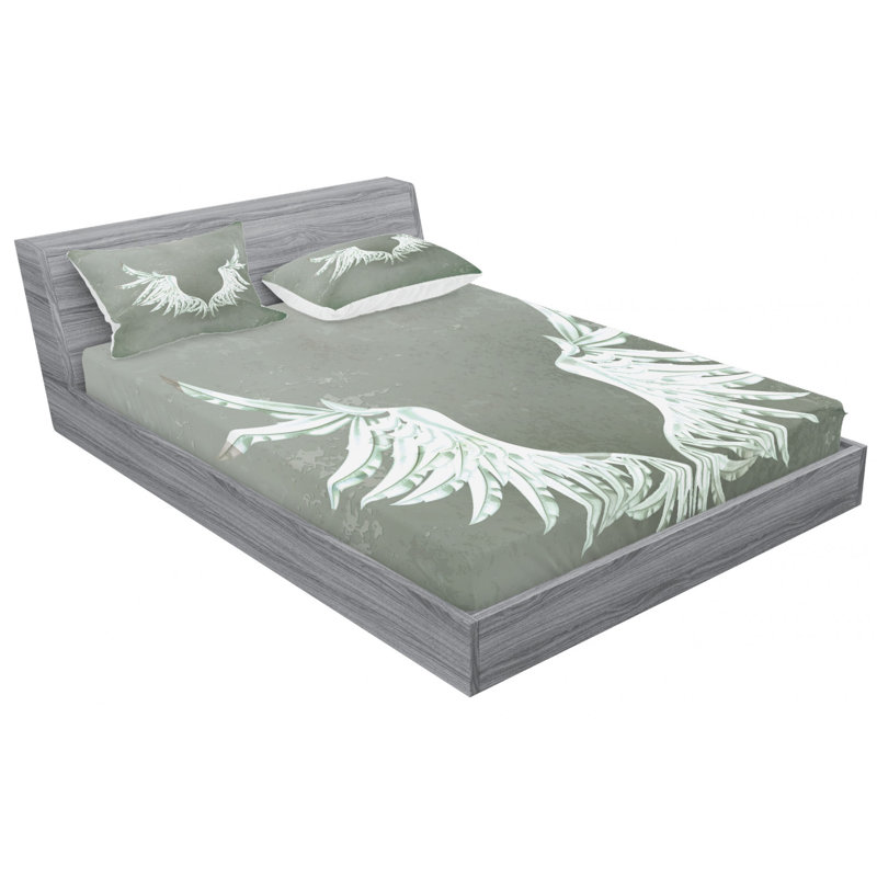 Microfiber Sheet Set, Queen Sheet Set with Fitted Sheet