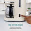 Cafetière classique rétro 10 tasses Nostalgia, crème-123034388