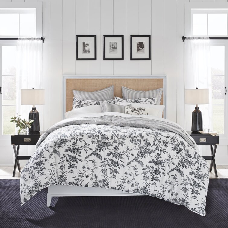 Laura Ashley Amberley Floral 100% Cotton Bonus Comforter Set includes Shams  and Decorative Pillows & Reviews