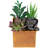 7" Copper Potted Artificial Mixed Succulent Arrangement