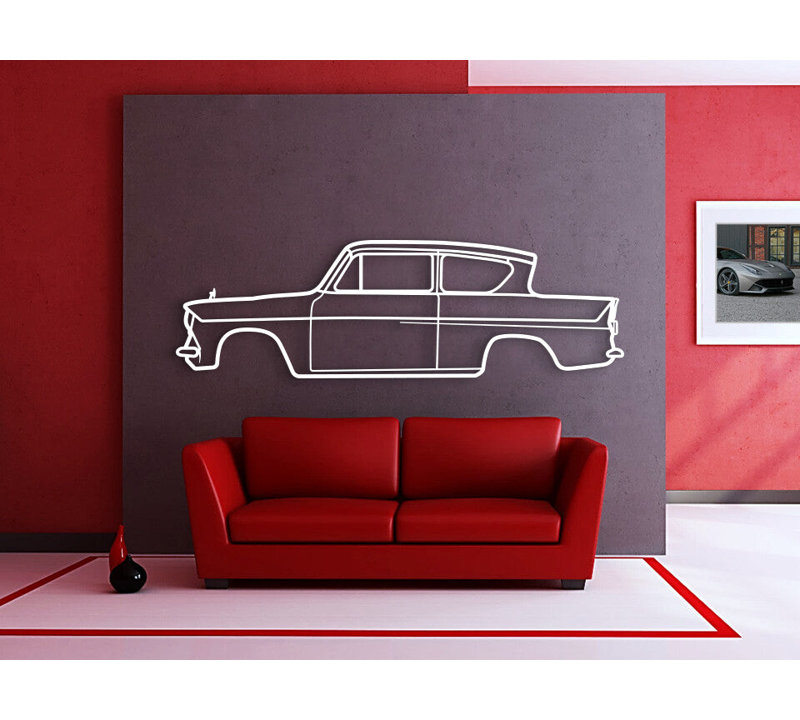 No Frame Print on Metal, 80cm H x 23cm W