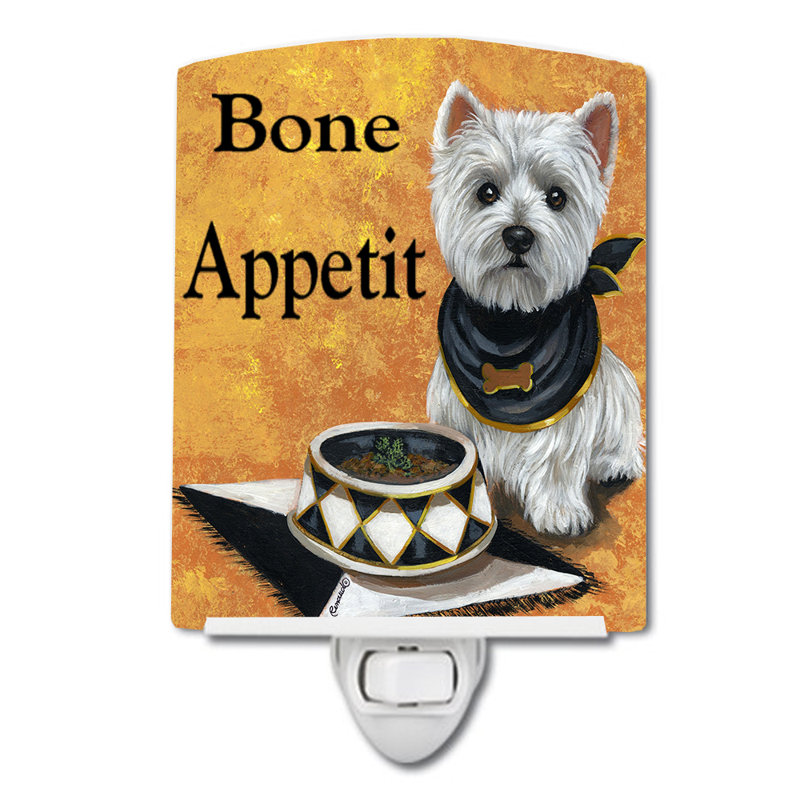 Veilleuse Westie, Westie « Bone Appetit »