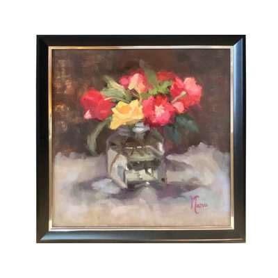 Tender Roses | Oil On Canvas | Manushalini Nandwani | For Wall Décor