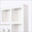 Arbre d'entrée multifonctionnel 4-en-1 avec portemanteau, armoire à chaussures, banc et tablettes de présentation pour une organisation efficace-570009685