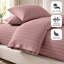 Microfiber Striped Duvet Cover Set with Pillowcases Included-117990082-117990089