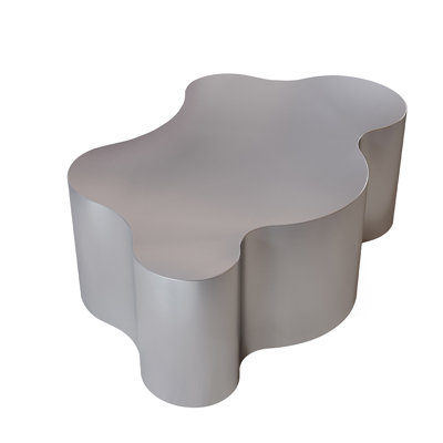 Luxury Crown-Shaped Stainless Steel Coffee Table