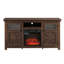 Meuble télé 60 po. L 60,95 po., Foyer 18 po., Armoire 2 portes, 6 trous de câble, l 65 po.