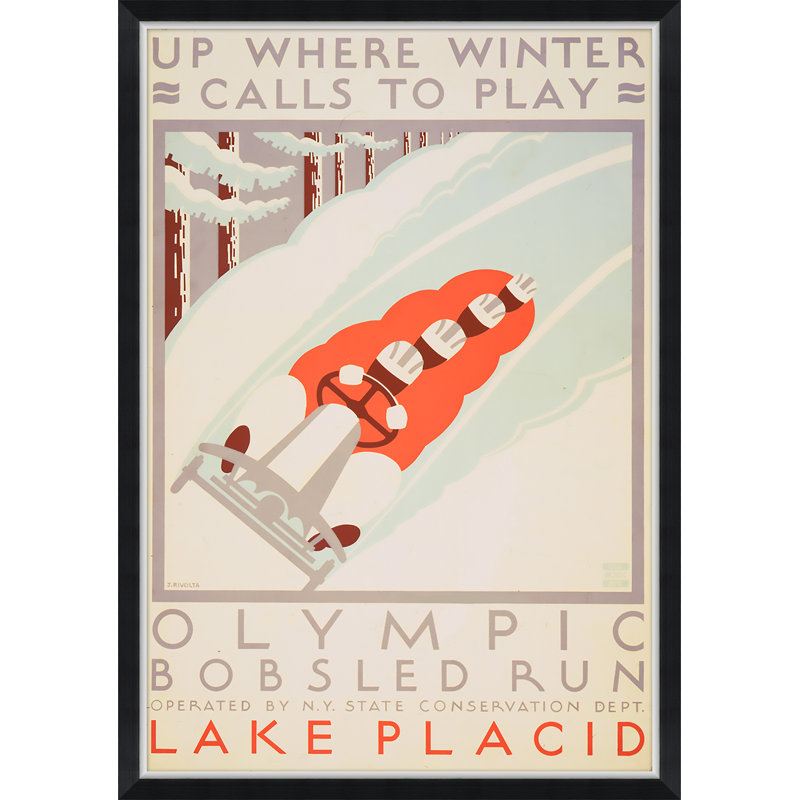 " Olympic Bobsled Graphic Posters "