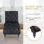 Chaise longue capitonnée en velours-290435527