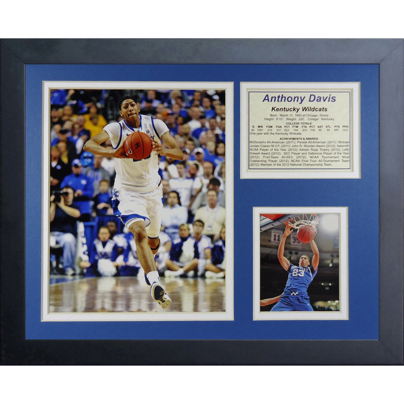 Souvenirs encadrée « anthony davis kentucky wildcats »