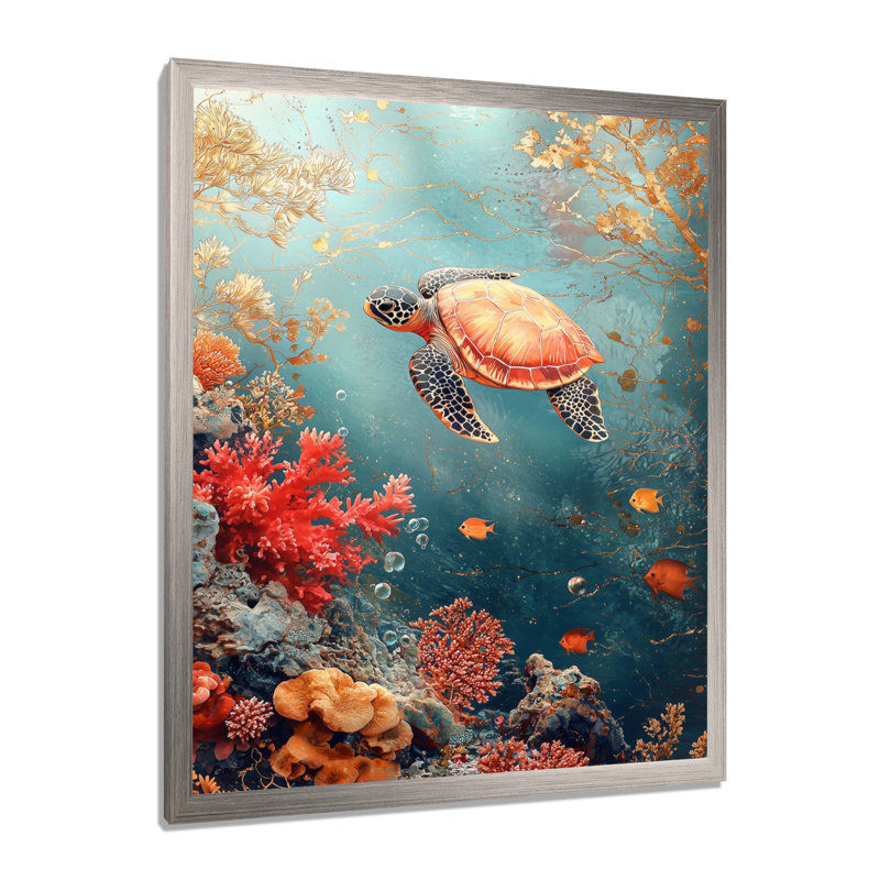 Cossandra - animaux, impressions sur toile, Argent argent, H 20 po x l 12 po, Reproduction encadrée sans passe-partout