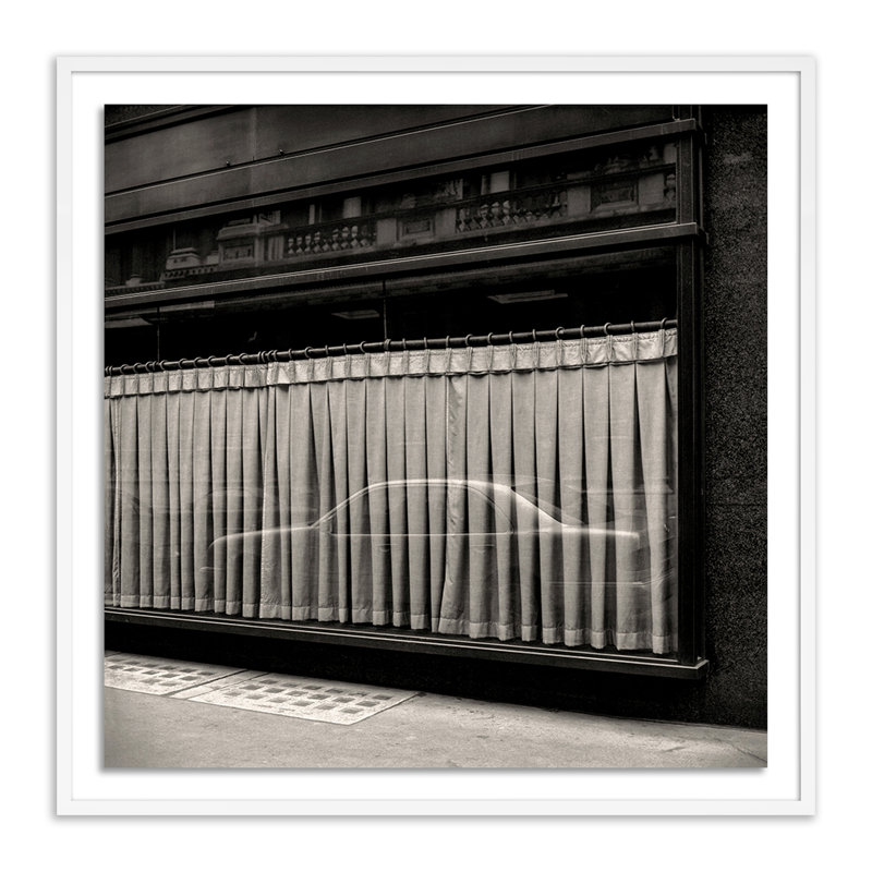 Cecconis Print by Guy Sargent, 40" H x 40" W x 2.5" D, White