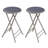 Heavy Duty 24-Inch Counter-Height Bar Stools with 225 Pound Capacity, Grey-383833813