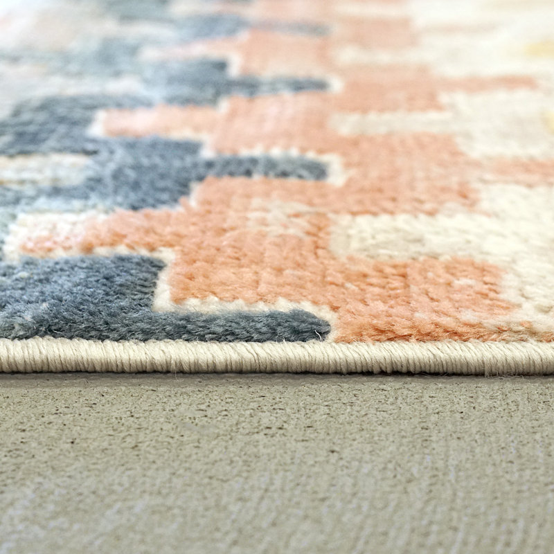 Pridbjorn Chevron Indoor Rug, Rectangle 7'10" x 10'