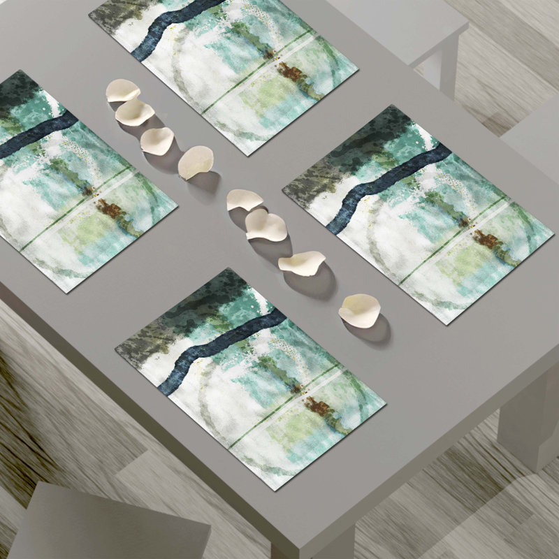 Napperon abstrait en polyester