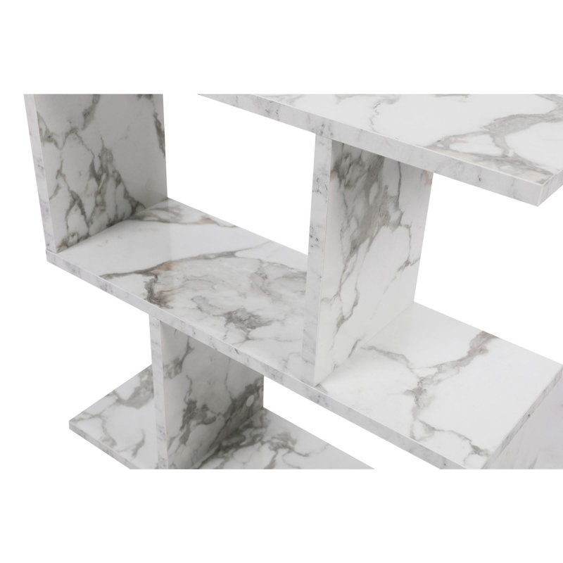 Side Table, White/Black