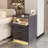 Eaden 3 Drawer Nightstand With Light-954609219