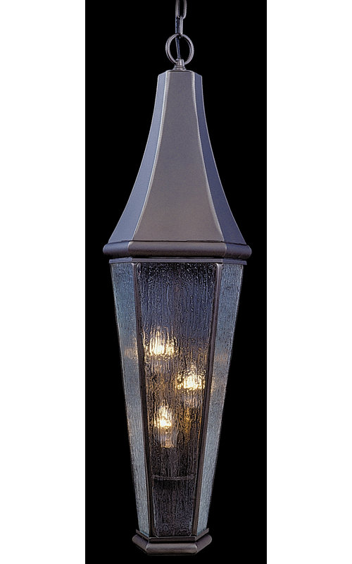 Lanterne murale d’extérieur à 3 ampoules Middletown, 34 po x 10 po x 12 po, Fer