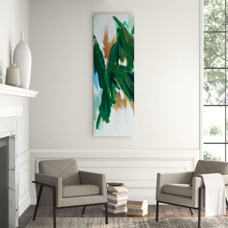 Heartfelt I Painting by Sara Brown, Glass Coat, 72" H x 24" W