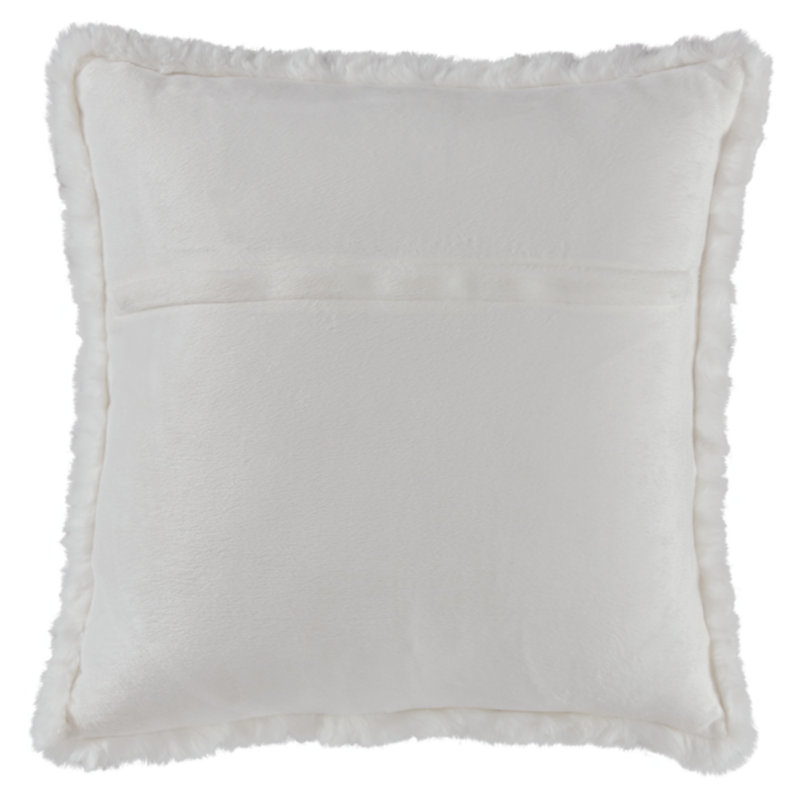 Sceinnker Solid Colour Throw Pillow, White