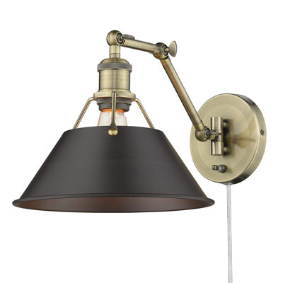 Weatherford Steel Swing Arm Sconce