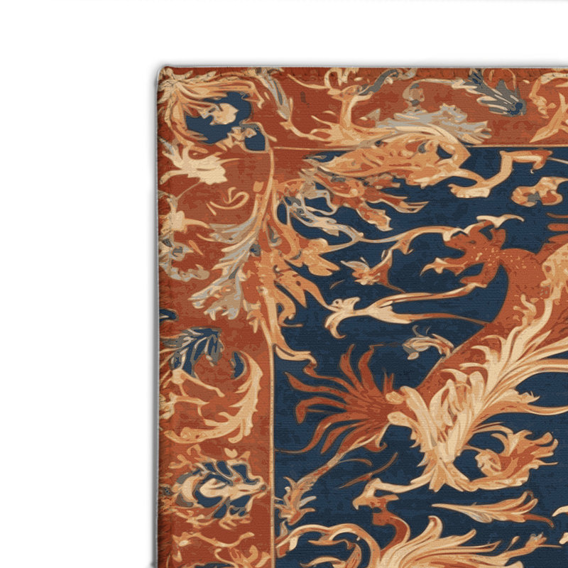 Tapis d'intérieur et d'extérieur brun français, Rectangulaire 8 pi x 10 pi