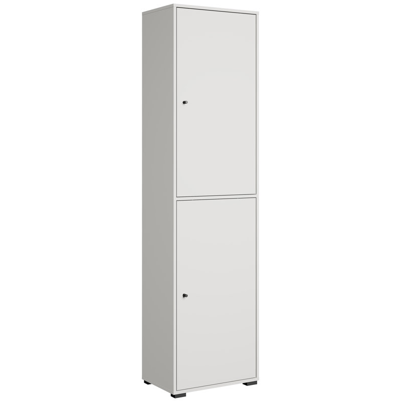 Temia Laminate Wardrobe, White