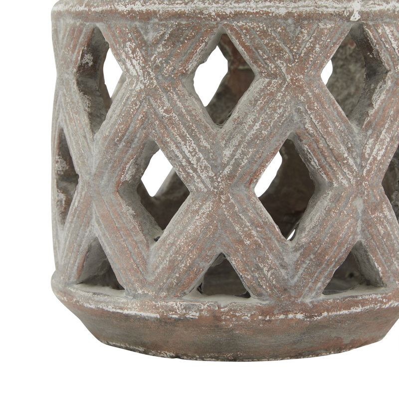 Andrian Ceramic Candle Accessories, Brown, 15cm H x 15cm W x 15cm D