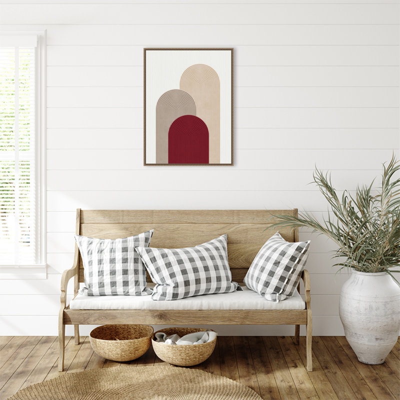 «Circle composition 4» par Vitor Costa, reproduction d'art sur toile encadrée, H 30 po x l 23 po