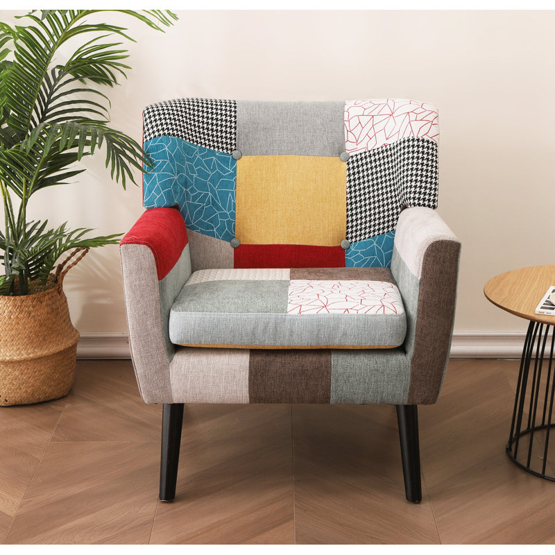 chaises de salon, chaise de lecture, chaise simple colorée