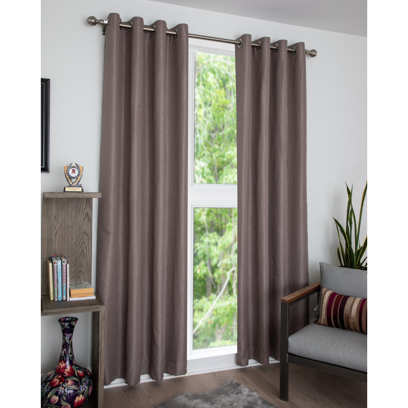 Paire de rideaux obscurcissant Tabarez, Taupe