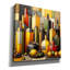  «Cubist Bottles And Lemons» par Rey Klimt, art mural sur toile, 37 po x 37 po-1369902783