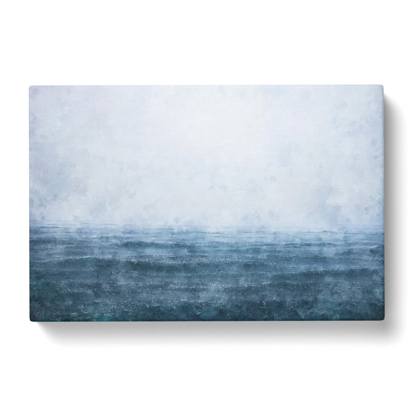 Ocean Rain In Cambodia - Wrapped Canvas Painting, 40cm H x 60cm W x 4cm D