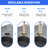 Pulk 256 Lbs Plastic Free Standing Umbrella Base